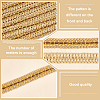 Polyester Braided Lace Trim OCOR-WH0078-08B-4