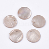 Freshwater Shell Pendants BSHE-K012-09B-2