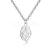 Tarnish Resistant 201 Stainless Steel Pendants Necklaces NJEW-S063-TN201-1-1