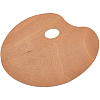 Oval Wood Color Palette AJEW-WH20098-001-1