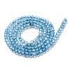 Natural Topaz Crystal Beads Strands LS-G-H266-07B-3