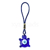 Evil Eye Lampwork Pendant Decorations HJEW-JM01274-3