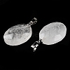 Natural Quartz Crystal Pendants G-E603-03P-05-4