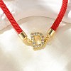 Adjustable Nylon Cord Bracelets BJEW-C096-01G-04-2
