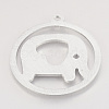 Eco-Friendly Aluminium Big Pendants ALUM-Q001-76B-2