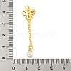 Rack Plating Brass Micro Pave Cubic Zirconia Pendants KK-P277-01MG-3