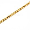 304 Stainless Steel Venetian Chain Necklace Making STAS-A028-N031G-2