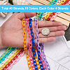 Yilisi 40 Strands 10 Colors Handmade Opaque Acrylic Paperclip Chains KY-YS0001-04-4