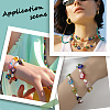 100Pcs 10 Styles Handmade Millefiori Lampwork Beads LAMP-PA0001-80-7