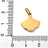 304 Stainless Steel Enamel Pendants STAS-M110-06G-4