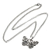 Punk Style 304 Stainless Steel Pendant Necklaces NJEW-C066-06P-2