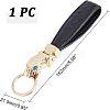 CHGCRAFT 1Pcs PU Leather Keychain KEYC-CA0001-17-2