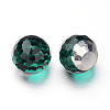 Faceted Round Ball Glass Cabochons GGLA-L008C-M-2
