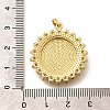 Religion Themed Rack Plating Brass Micro Pave Cubic Zirconia Pendants KK-L226-007G-05-3