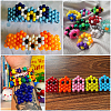 800Pcs Opaque Plastic Beads KY-SP0001-47E-5