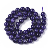 Natural Quartzite Jade Beads Strands LS-G-S150-57-8mm-1-2