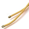 2.5MM Adjustable Braided Nylon Cords Necklace Making FB-CBAA152-02G-29-2