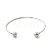 304 Stainless Steel European Style Torque Bangles Making PPJ-G001-04P-A-4