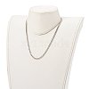 Non-Tarnish 304 Stainless Steel Diamond Cut Cuban Link Chain Necklaces NJEW-JN03368-03-4