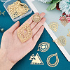   DIY Filigree Jewelry Making Finding Kit DIY-PH0010-86-3