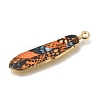 Alloy Enamel Pendants FIND-G078-34G-07-2