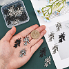 CHGCRAFT 20Pcs 2 Colors Alloy Pendants FIND-CA0007-54-3