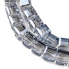 Electroplate Glass Beads Strands EGLA-H108-01A-PL05-3