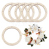 Unfinished Wood Circles DIY-WH0043-05A-1