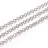 Tarnish Resistant 304 Stainless Steel Rolo Chains CHS-E016-02E-P-1