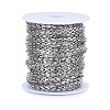 Tarnish Resistant 304 Stainless Steel Venetain Chains CHS-H020-08P-50M-2