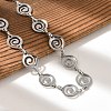 304 Stainless Steel Vortex Link Bracelets for Men & Women BJEW-D042-27P-2