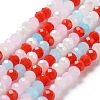 Glass Beads Strands EGLA-A034-M6mm-41-5