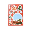 8Pcs Christmas Theme Cartoon PVC Waterproof Stickers STIC-P014-01C-3