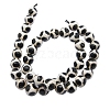 Tibetan Style Turtle Back Pattern dZi Beads G-H1454-1A-2