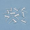 304 Stainless Steel Stud Earring Findings STAS-G224-21S-03-2