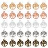 HOBBIESAY 300Pcs 5 Colors Alloy Charms FIND-HY0002-61-1