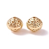 Brass Hollow Beads KK-P226-39CG-01-2