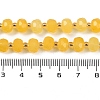 Natural Yellow Agate(Dyed & Heated) Beads Strands G-H057-A14-03-5