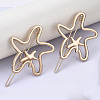 Alloy Hollow Geometric Hair Pin PHAR-N005-008G-5