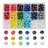 18 Colors Electroplate Glass Beads EGLA-JP0002-03B-8mm-1