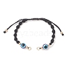 Adjustable Braided Nylon Thread Link Bracelet Making AJEW-JB01157-02-1