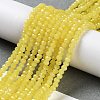 Baking Painted Imitation Jade Glass Bead Strands DGLA-A034-J2MM-A24-4