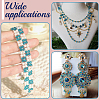 890Pcs Transaparent Glass Beads Strands GLAA-SP0001-38-6
