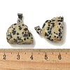 Natural Dalmatian Jasper Pendants G-Z067-02P-06-3