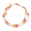 Electroplate Glass Beads Strands EGLA-P068-01A-10-3