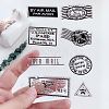 Air Mail Stamp Theme Silicone Clear Stamps GUQI-PW0001-206-3