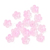 Dyed & Heated Glass Bead Caps GLAA-C042-01N-1
