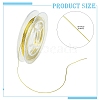 Round Copper Wire for Jewelry Making CWIR-N001-0.4mm-07-3