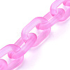 Handmade Transparent Acrylic Cable Chains AJEW-JB00575-11-1