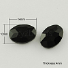 Glass Pointed Back Rhinestone RGLA-Q011-10x14mm-25-1